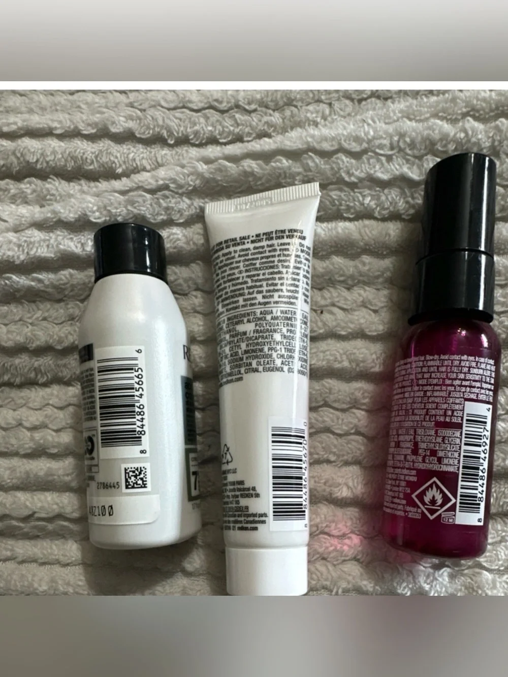 Redken Acidic Bonding Concentrate  & Quick Blowout Travel Size Treatment 3pcs